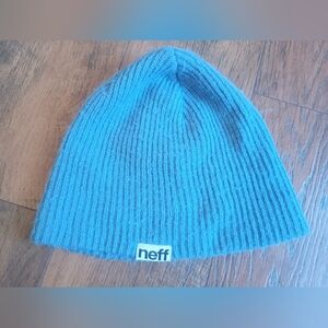 Neff Blue Knit Beanie Hat